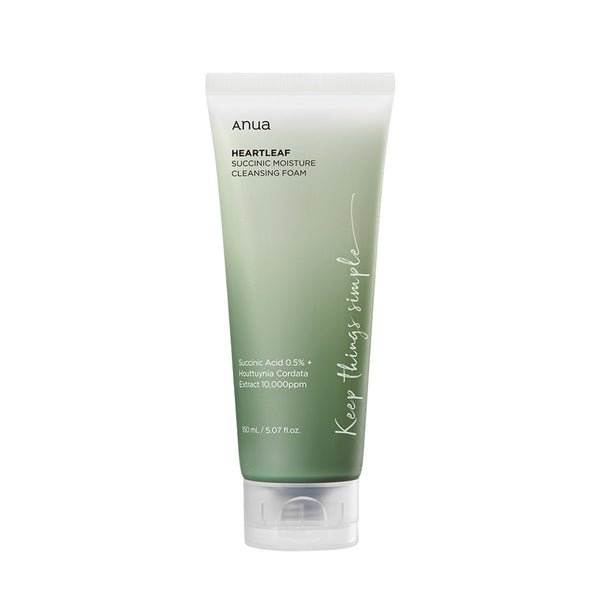 Anua - Heartleaf Succinic Moisture Cleansing Foam
