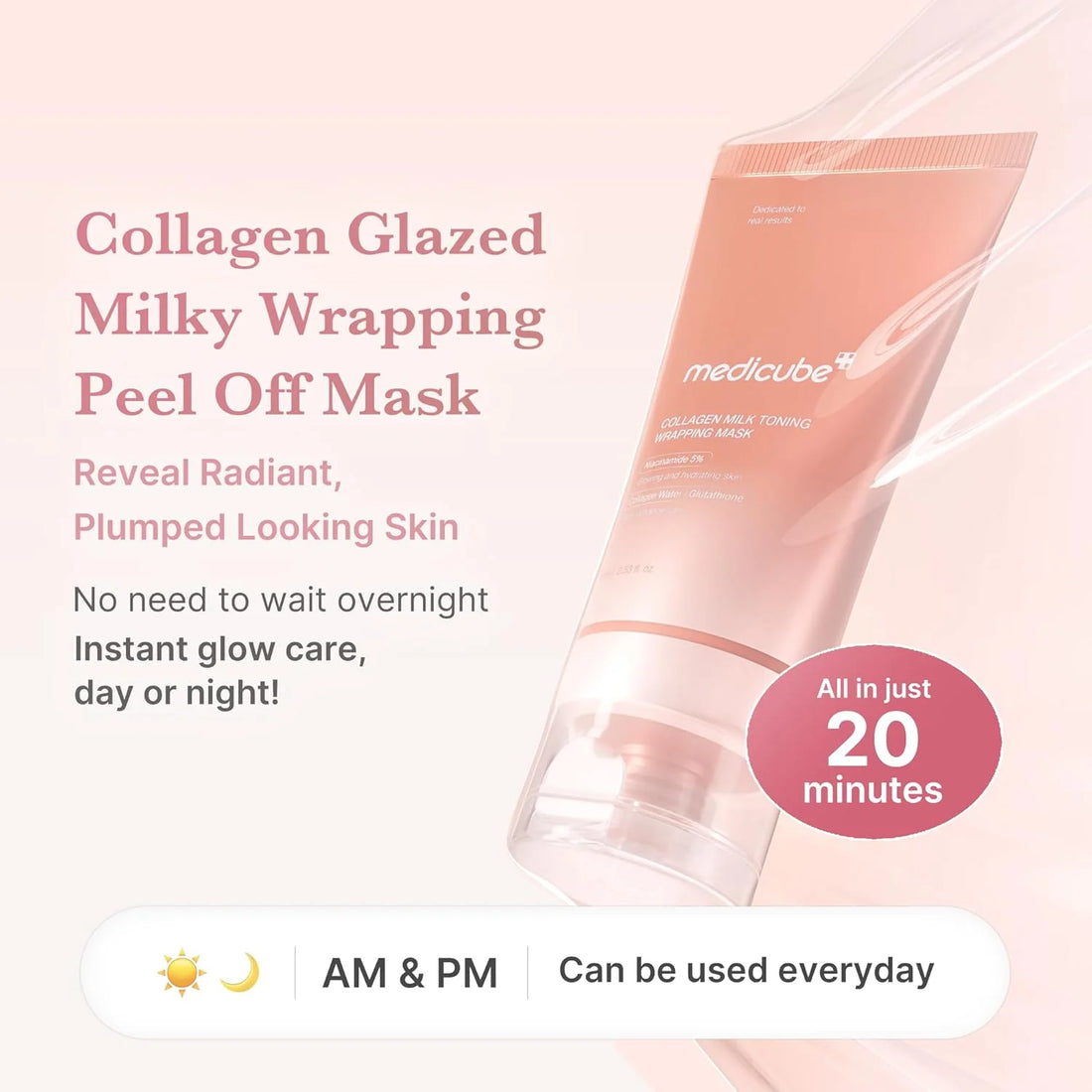 Medicube Collagen Milk Toning Wrapping Mask
